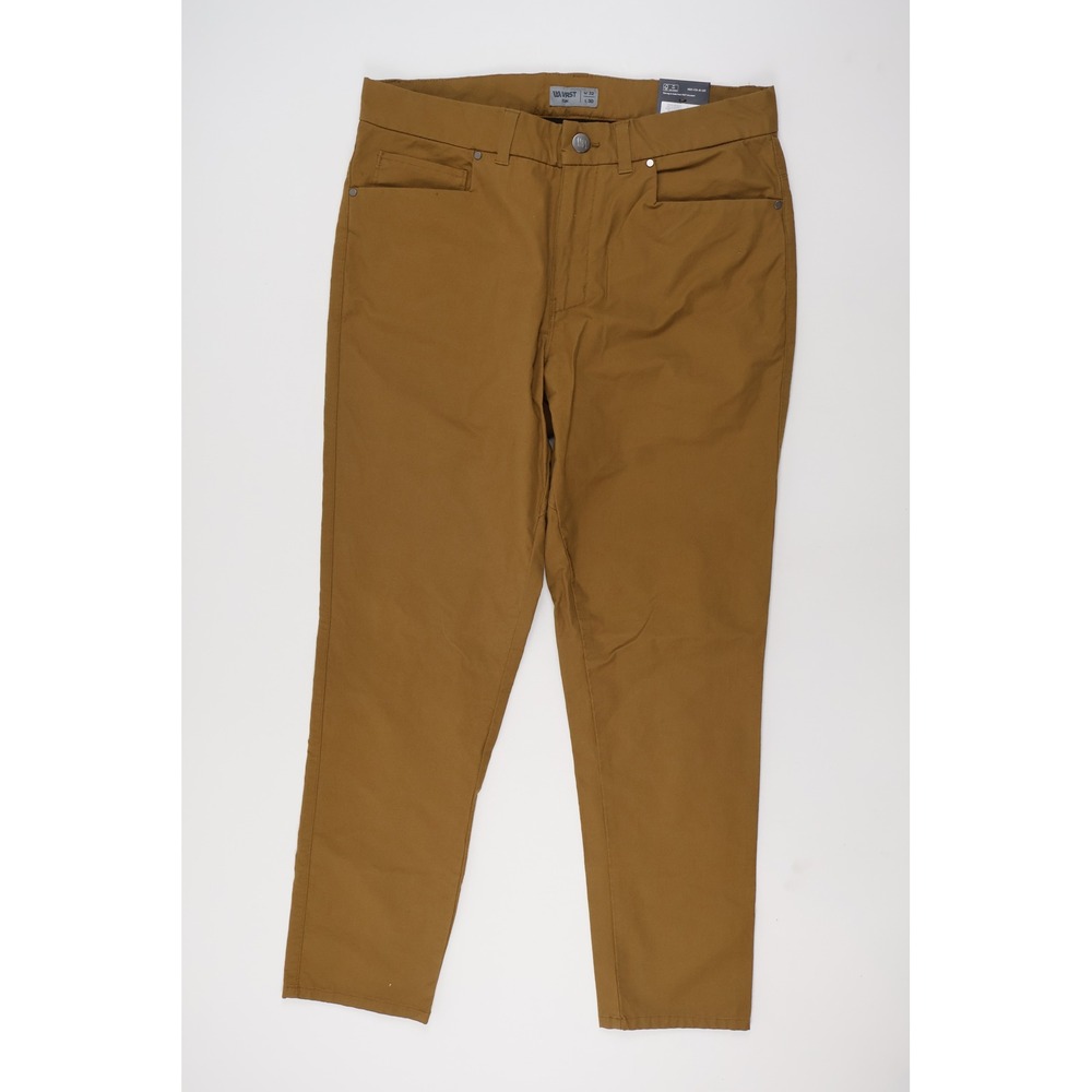 VRST Limitless Canvas 5 Pocket Slim Fit Pant Brown Spice 32x30 NWT